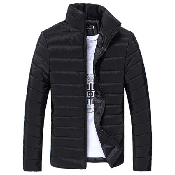 Men's Jacket New Casual Cotton Stand Zipper