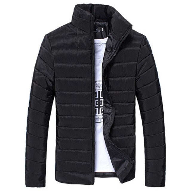 Men's Jacket New Casual Cotton Stand Zipper