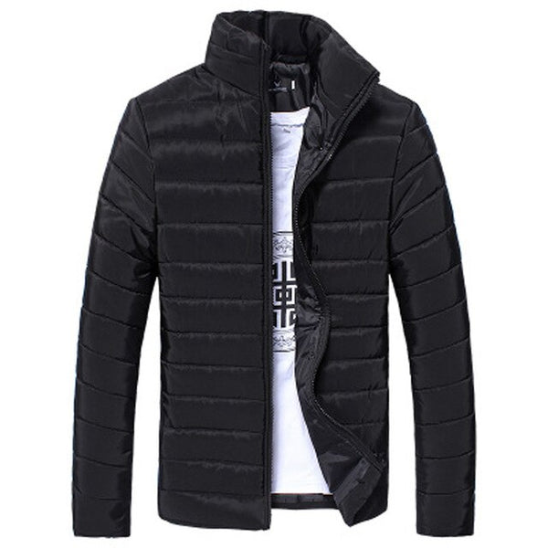 Men's Jacket New Casual Cotton Stand Zipper